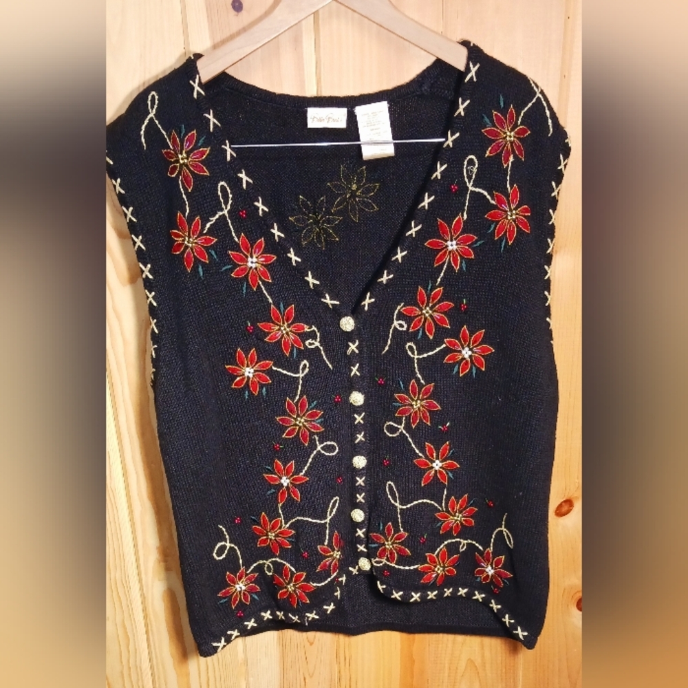 Bobbie Brooks Ugly Christmas Sweater Vest